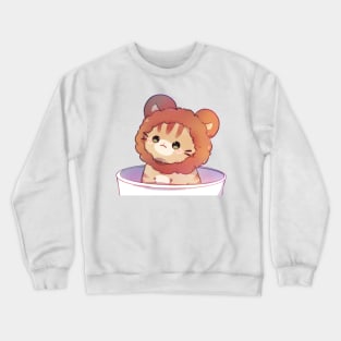 Lion Kitty Crewneck Sweatshirt